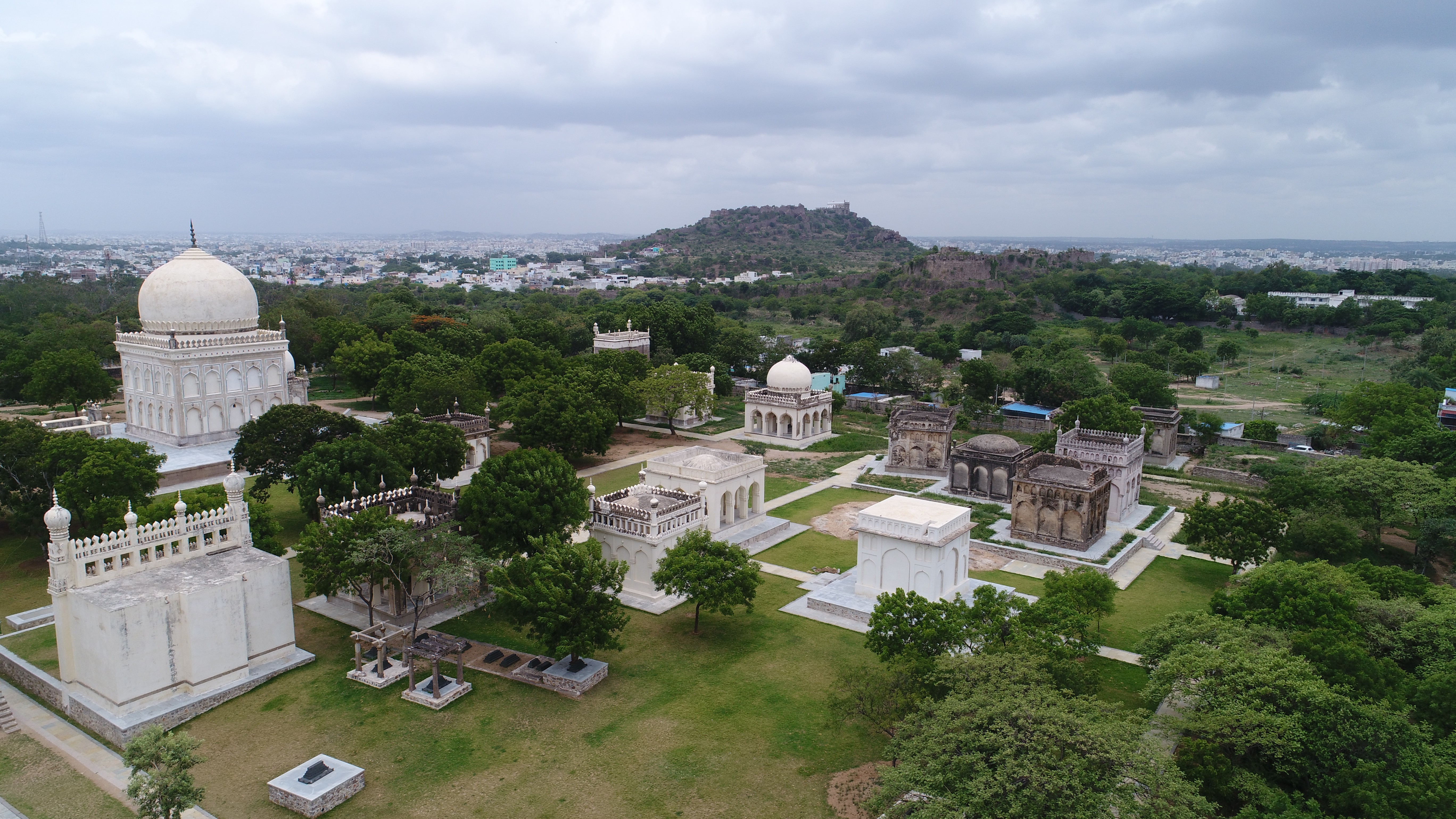 CLUSTER OF SMALLER TOMBS