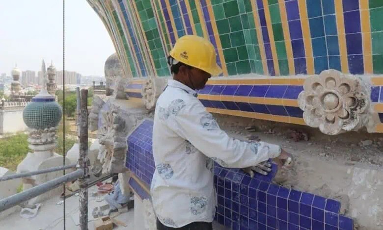 Tilework restoration almost complete at Qutb Shahi Tombs